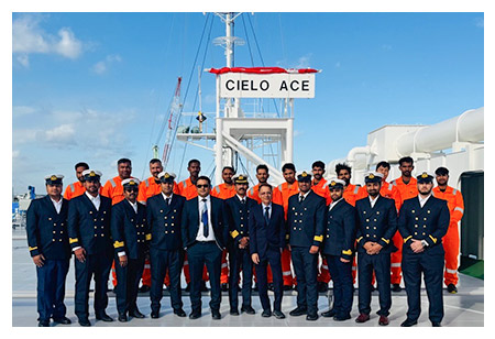 「CIELO ACE」の引き渡し