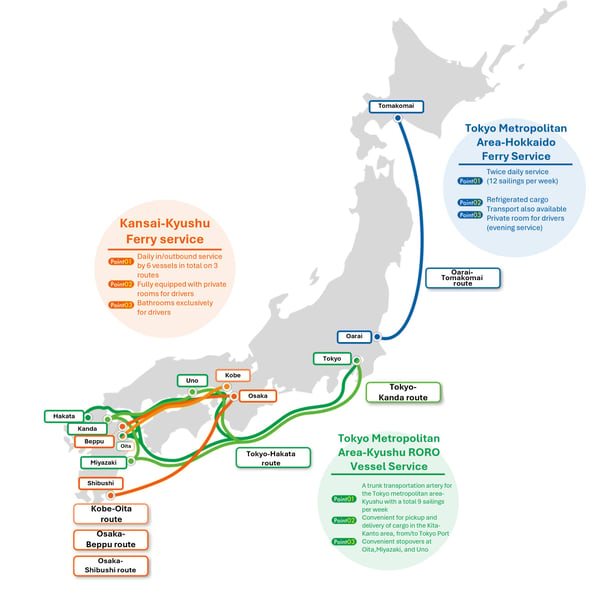 Sunflower Route Map