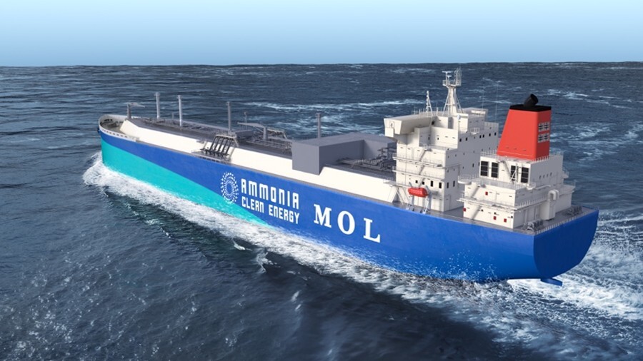 アンモニア燃料船(イメージ図)