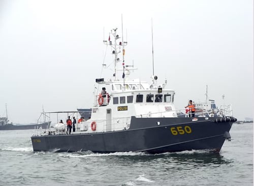 インドネシア領海の警備にあたる日本供与の巡視船-1