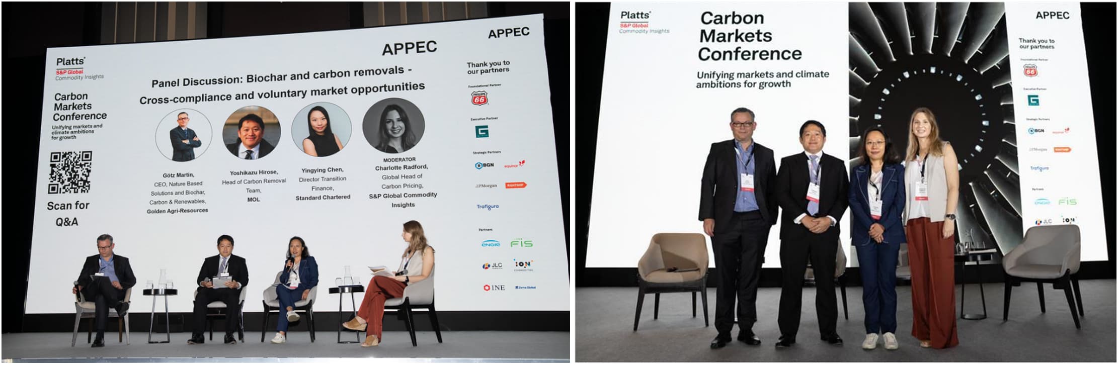 商船三井はさまざまな機会を捉えて環境への取り組み内容を発信している(APPECのCarbon Markets Conferenceでの登壇)