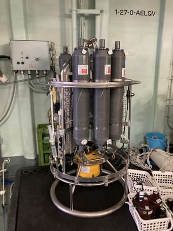 実際に使用したCTD-採水システム