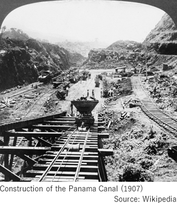 Construction of the Canal 1907