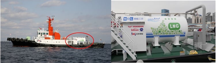 LNG fueled tugboat Ishin