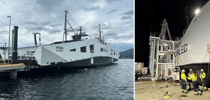 MF Hydra, the worlds first hydrogen ferry developed by Norled