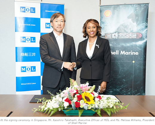 MOL Shell Agreement of advance decarbonization