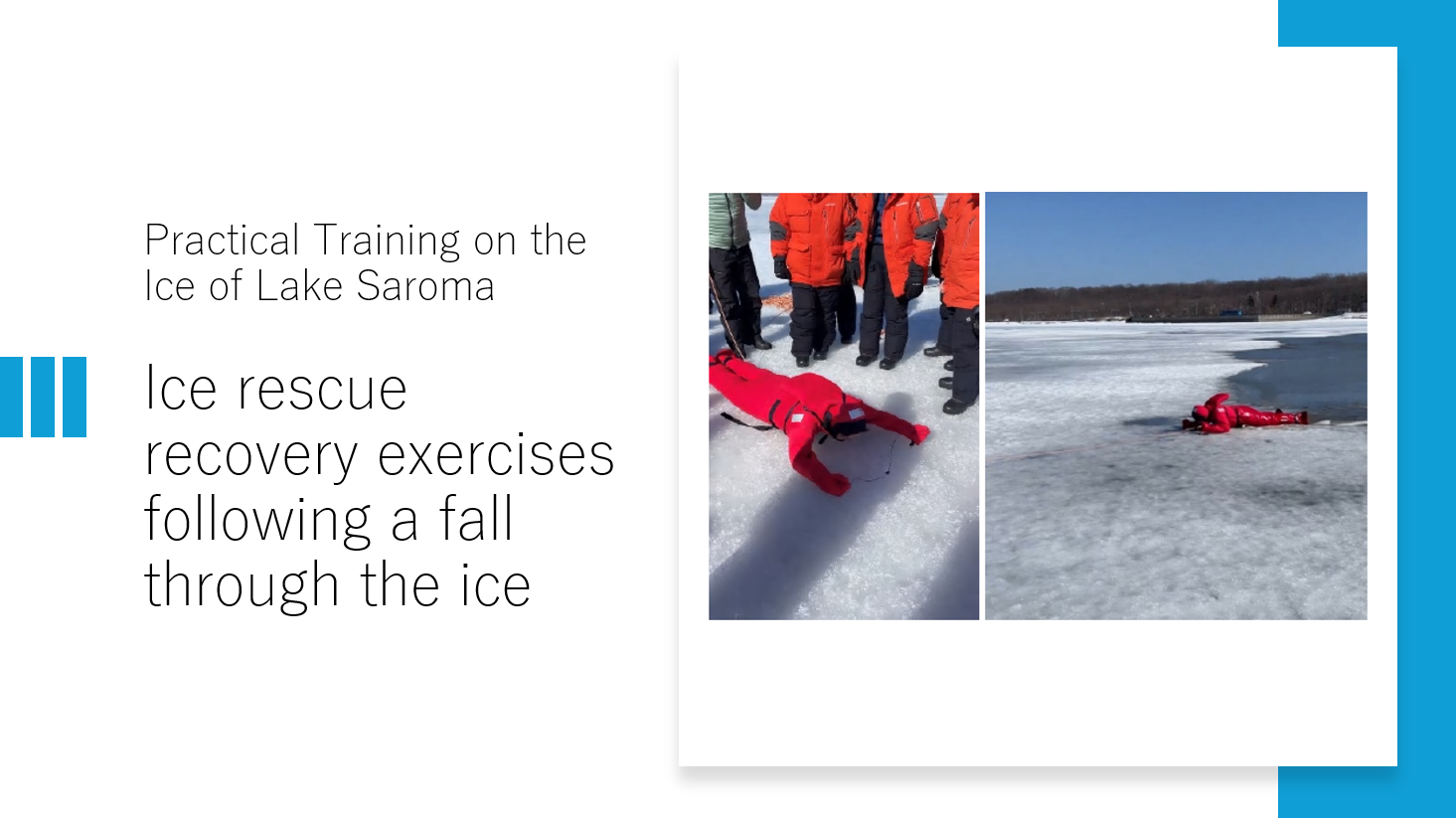 Polar Survival Training for the Launch of the Arctic Research Vessel “Mirai II”4