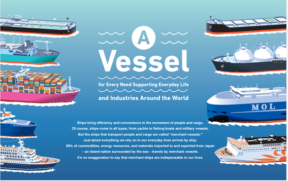 a vessel for Every Need Supporting  Everyday Life and Industries Around the World