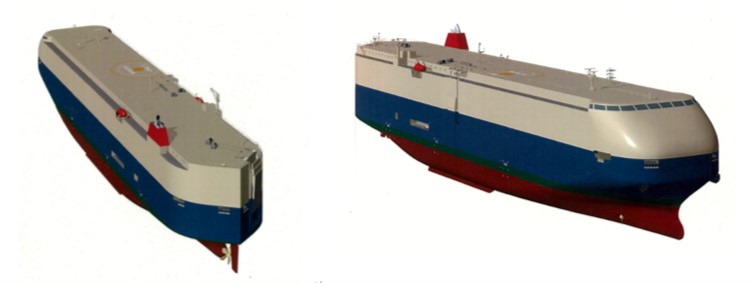 ISHIN PCC wing assist hull design