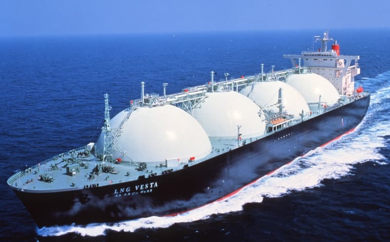 商船三井（MOL）のLNG船 LNG Vesta