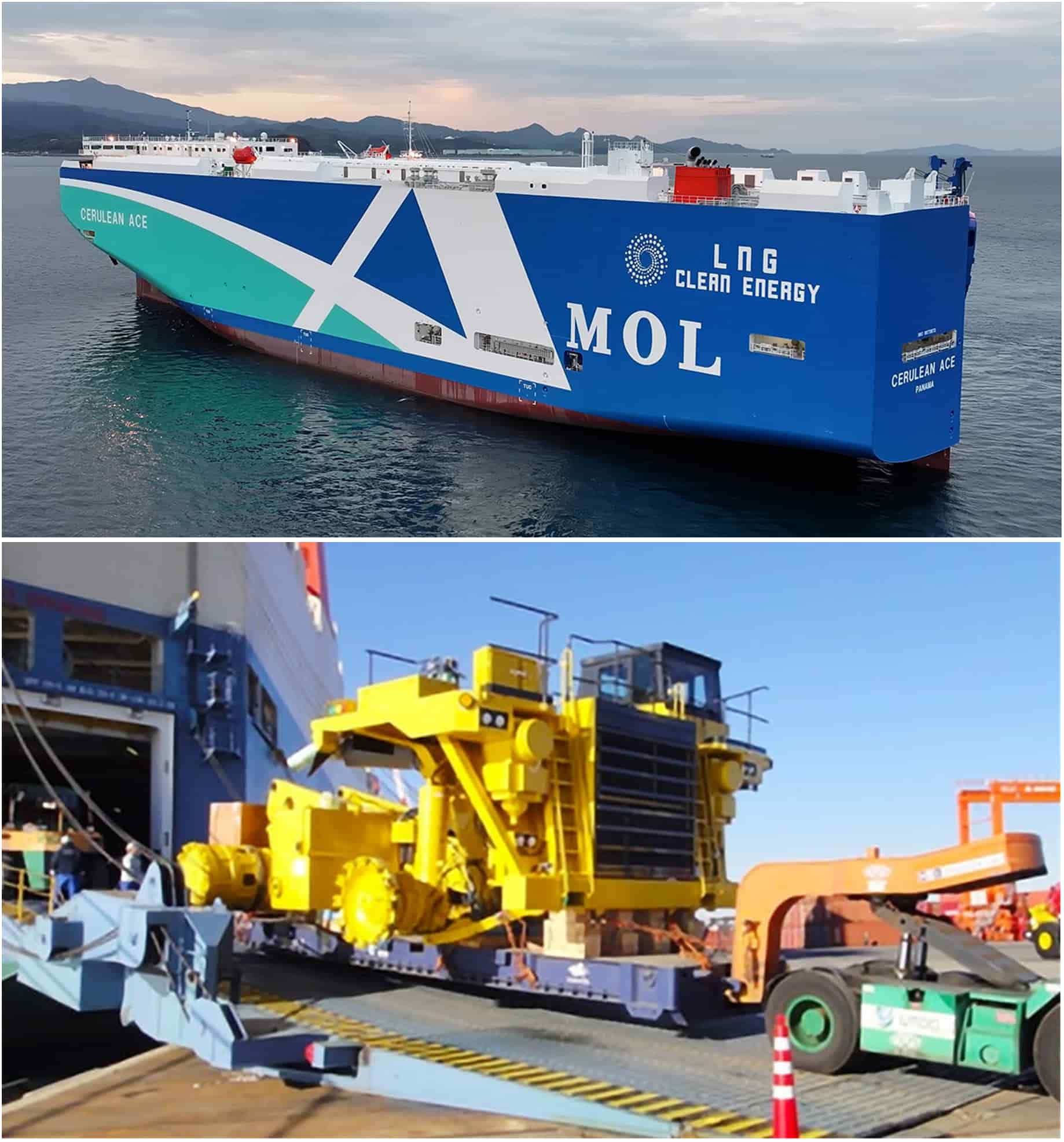 自動車輸送風景