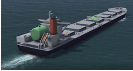 MOLとNYKは世界初のLNG燃料大型石炭専用船2隻を建造することを発表、2023年6月就航予定